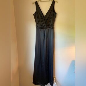 Armani Silk Evening Gown, 4, Espresso Brown Bridesmaid, Mother of Bride, Elegant
